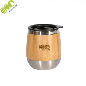 GB8016 400ml Bamboo Travel Camping Coffee Mugs Cup