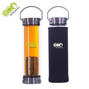 Double Wall Borosilicate Drinking Tea Glass Mug