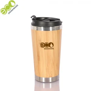 Personalised Bamboo Travel Coffee Tea Mug