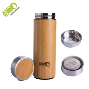 No minimum In stock Natural Stainless Steel bamboo coffee cup
