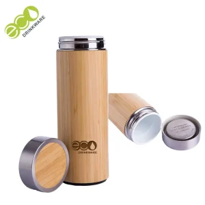 No minimum In stock Natural Stainless Steel bamboo ceramic tea Bamboo coffee cup