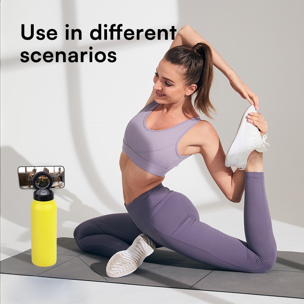 gv083 gobelet isotherme de 24 oz en acier inoxydable à couvercle magnétique - votre compagnon idéal pour chaque gorgée !