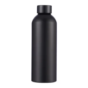 Custom 600ml sublimation aluminum water bottle EA010 in black