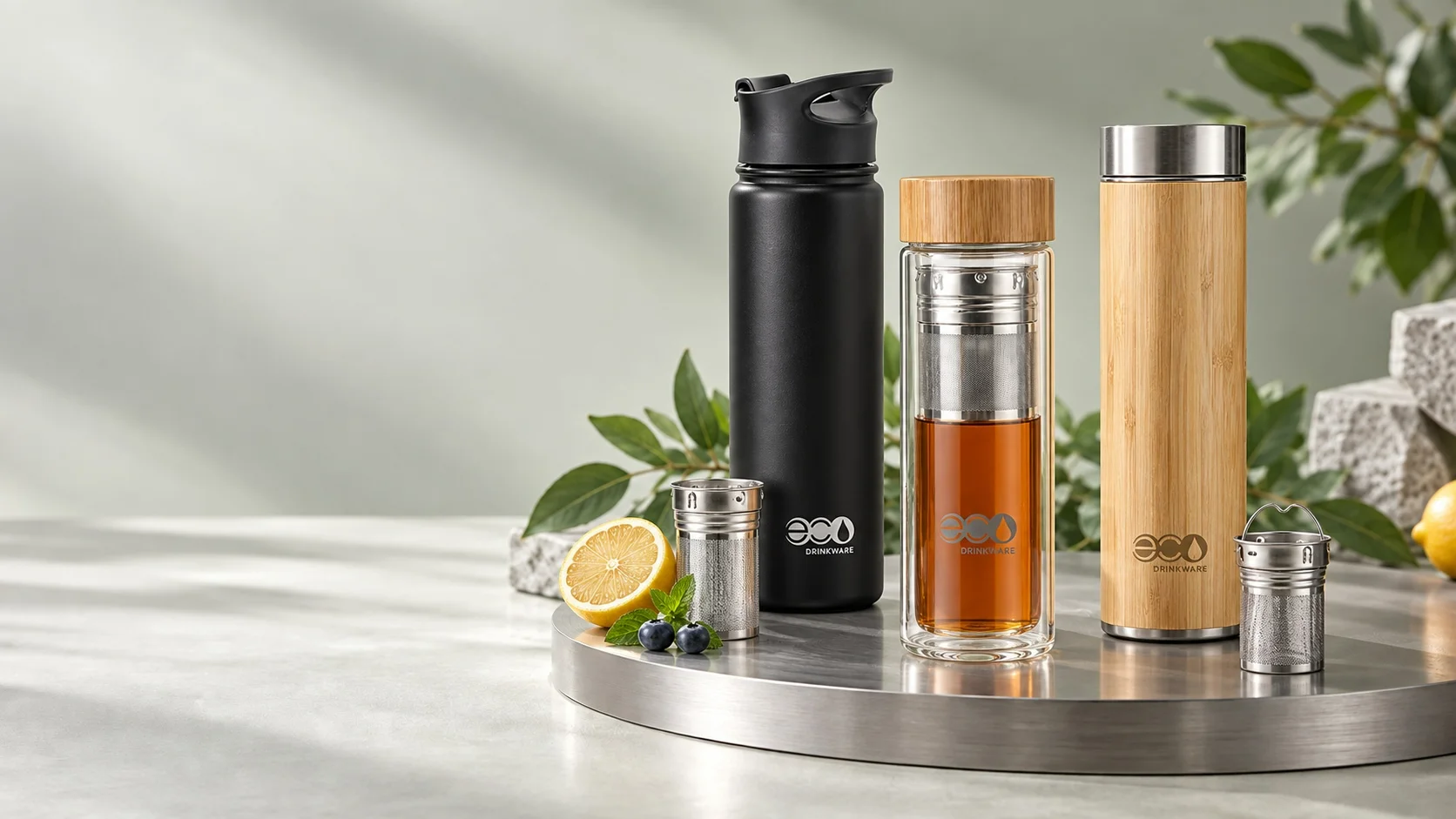 Tea infuser bottle collection